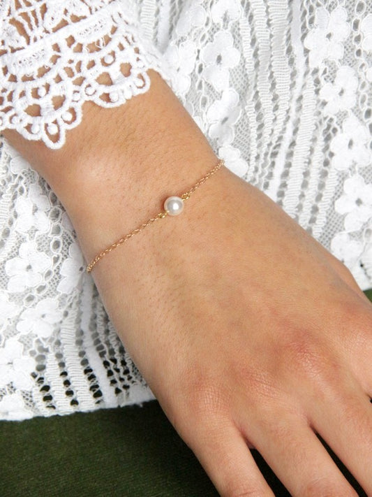 Ensemble parure mariage collier de dos, bracelet et mini créoles Ethan