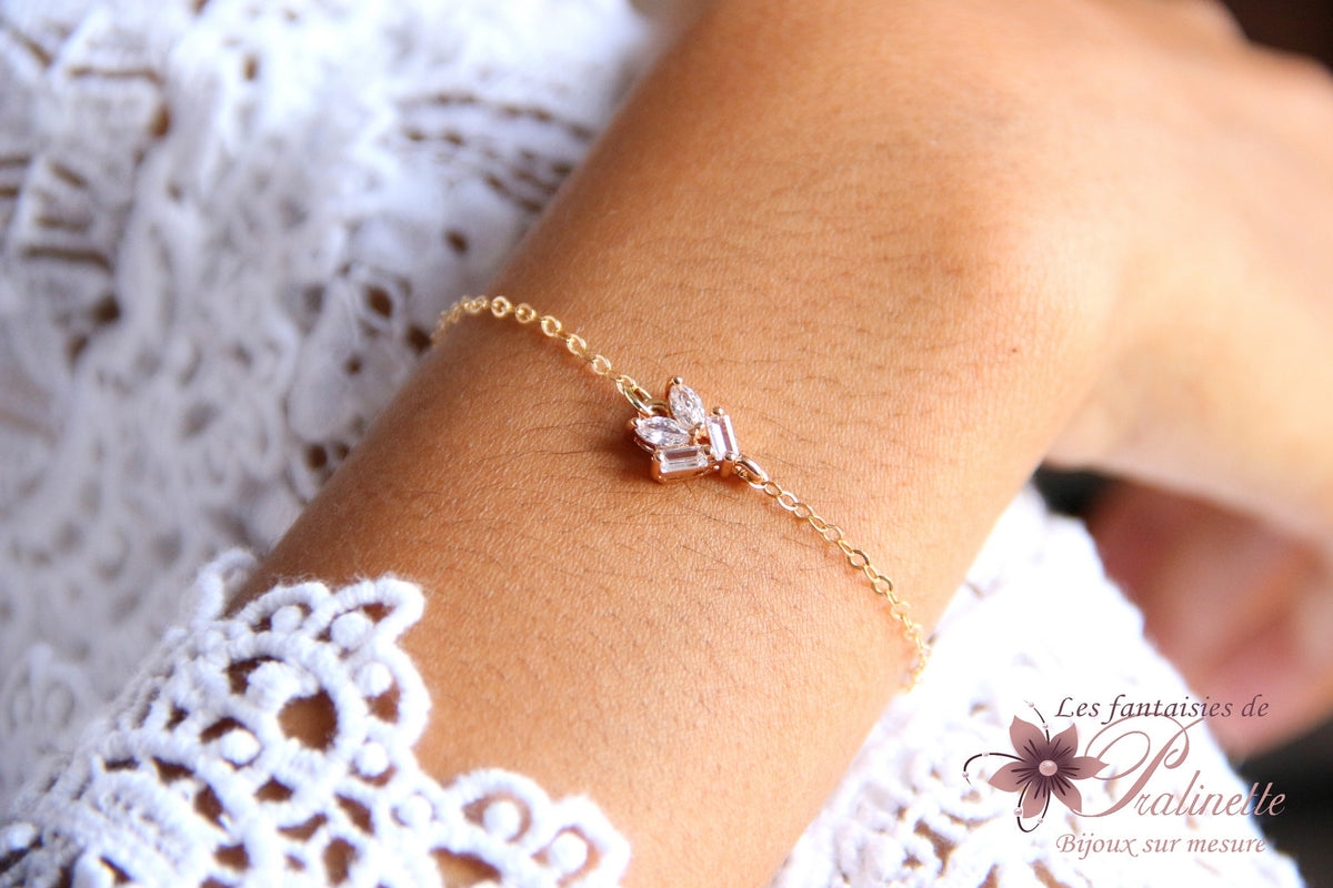 Bracelet de mariage Pacôme minimaliste