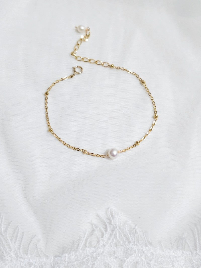 Bijou mariage bracelet Paloma chaîne perlée