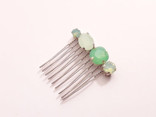 Alaman vert clair, peigne en cristal intemporel
