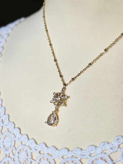 Parure bijoux mariage - Etoile des neiges - Prêt à porter