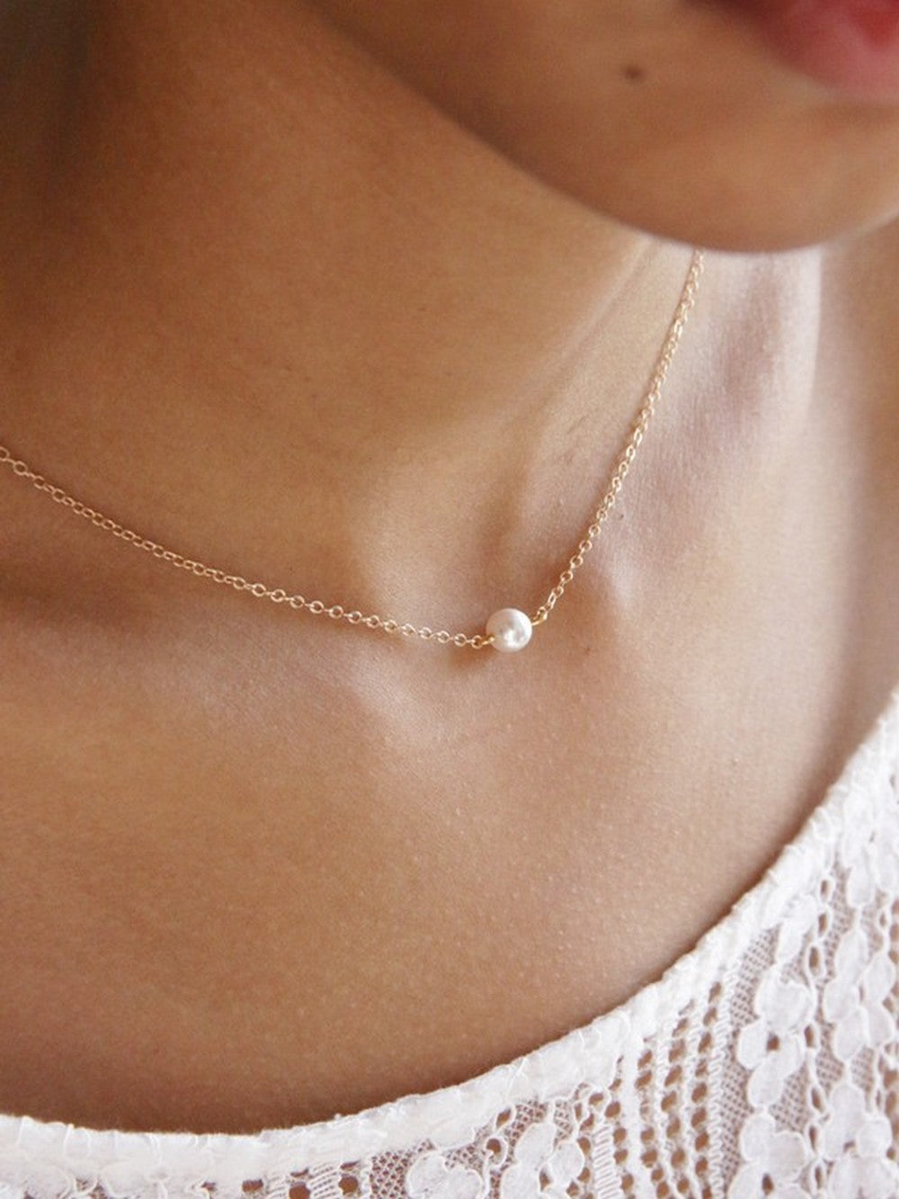 Parure bijoux mariage - collier dos nu - bracelet de mariée -dormeuses perles
