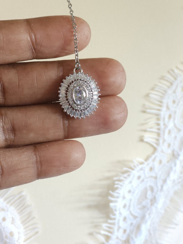 Collier de dos mariage pendentifs ovales - Bijoux mariage - Prêt à porter