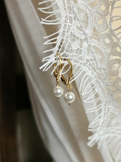 Boucles d'oreilles dormeuses solitaire Ethan
