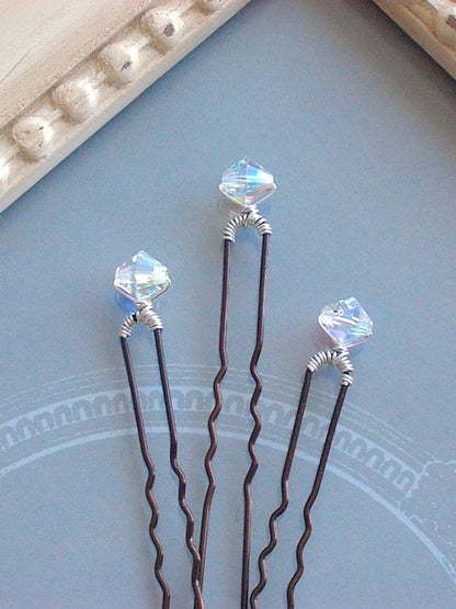 Pics perles en cristal Caroline