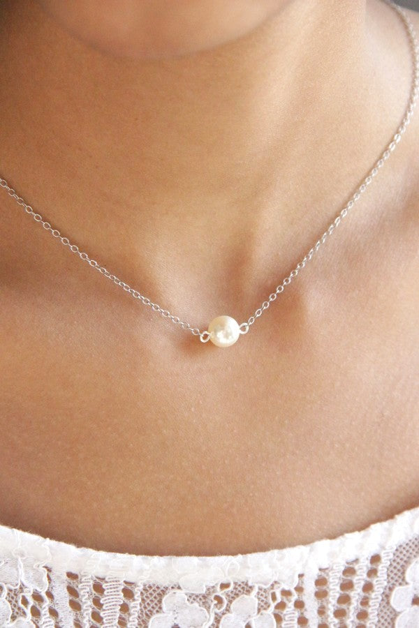 Collier mariage avec pendentif de dos amovible Stany