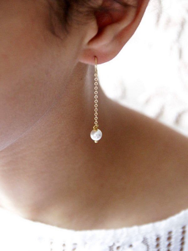 Boucles d'oreilles mariage Ethan