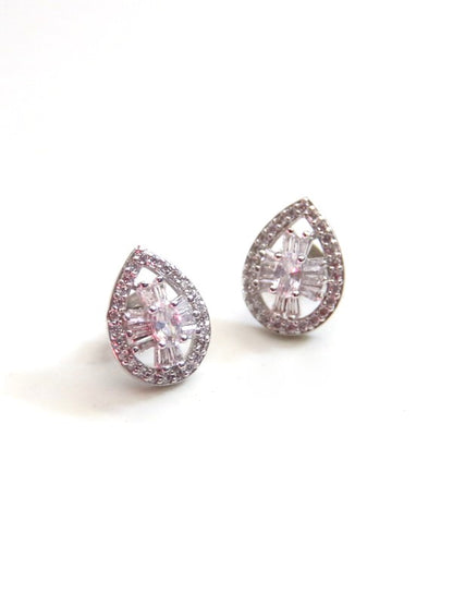 Clous boucles d'oreilles mariage gouttes art déco