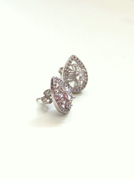 Clous boucles d'oreilles mariage gouttes art déco