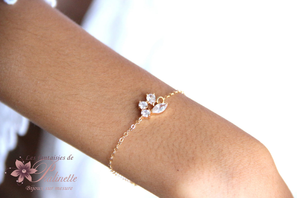 Bracelet de mariage Lénaic pour une mariée bohème