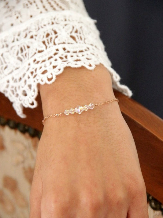 Bracelet de mariage cristal Adam