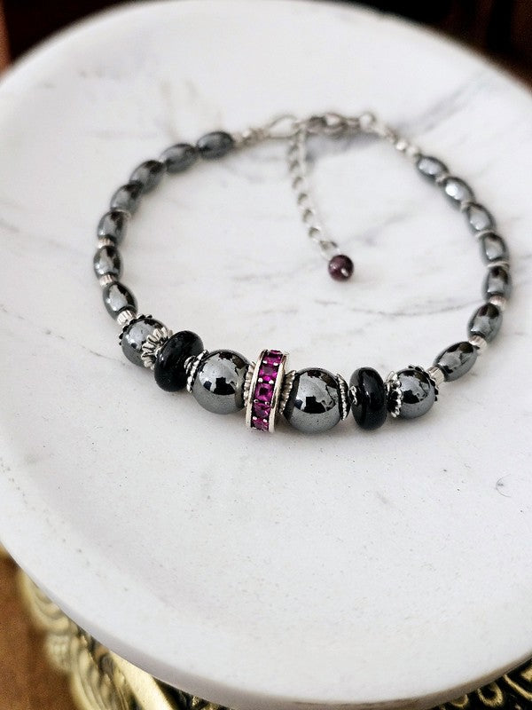 Bracelet hématite Johine
