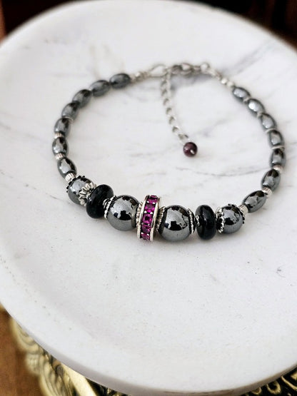 Bracelet hématite Johine