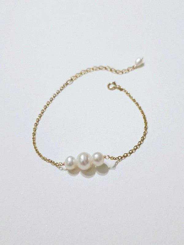 Bracelet mariage Jules perles de culture d'eau douce