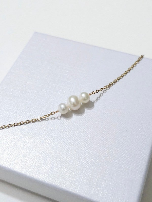 Bracelet mariage Jules perles de culture d'eau douce