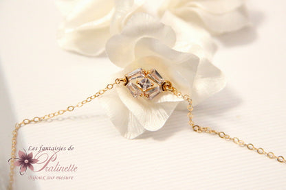 Adrian bracelet de mariage art déco