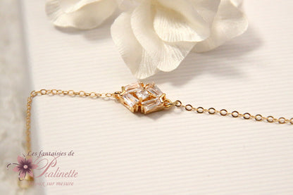 Adrian bracelet de mariage art déco