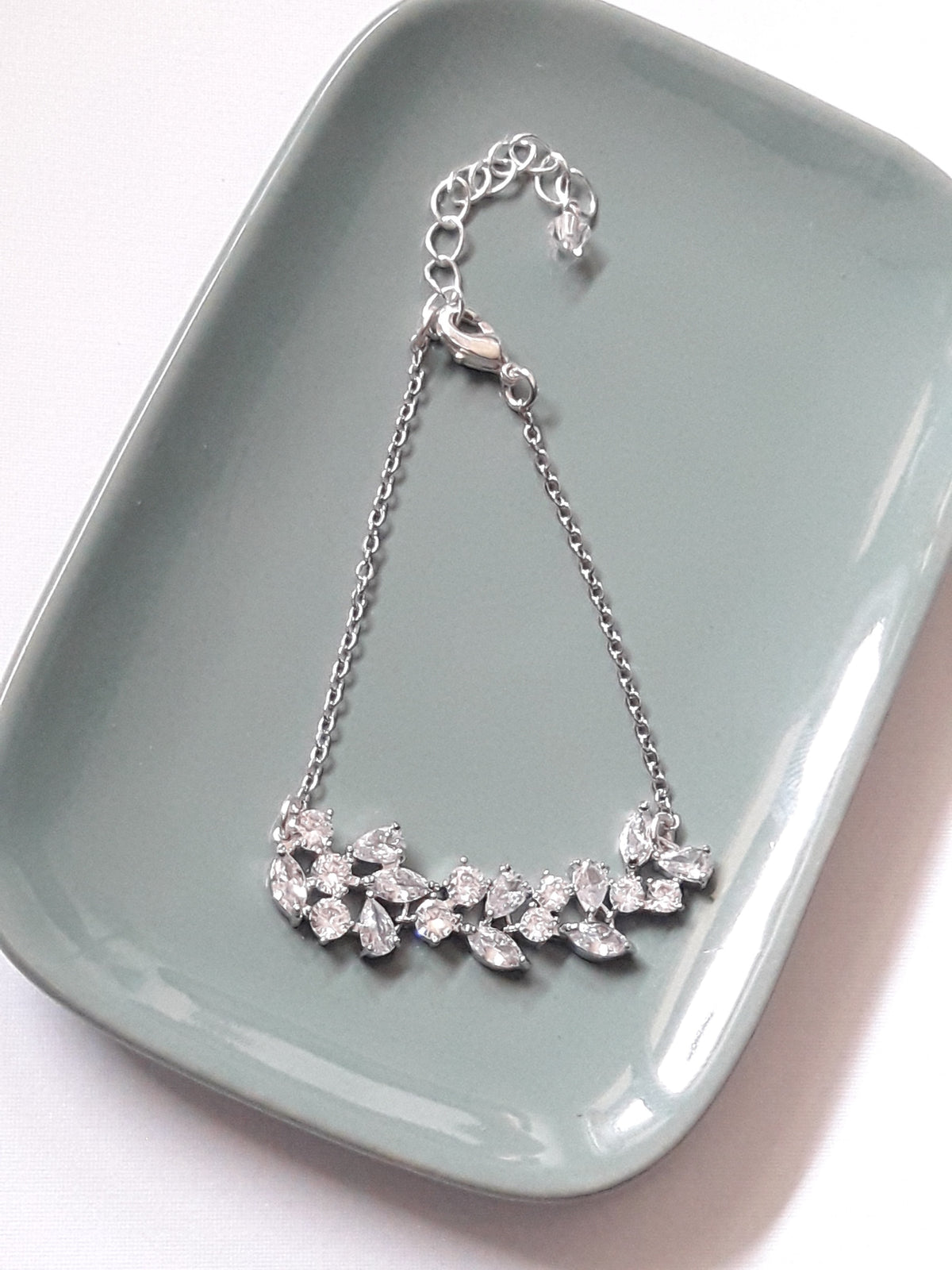 Bracelet de mariage strass Naelle