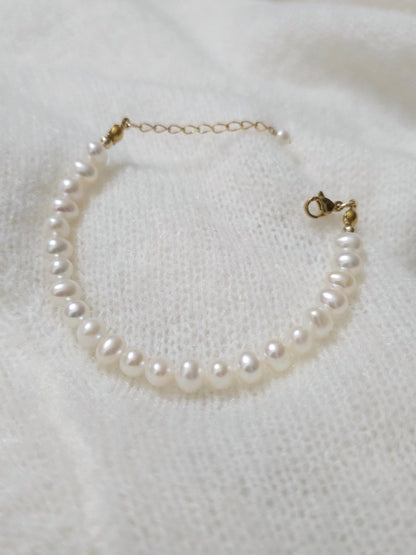 Bracelet perles mariage de culture d'eau douce Jacqueline - Prêt à porter bijoux mariage