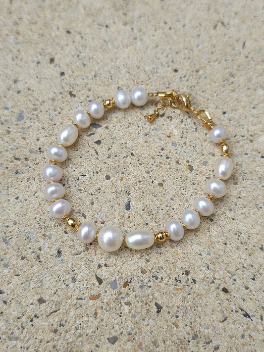 Bracelet Meli mélo perle de culture d'eau douce