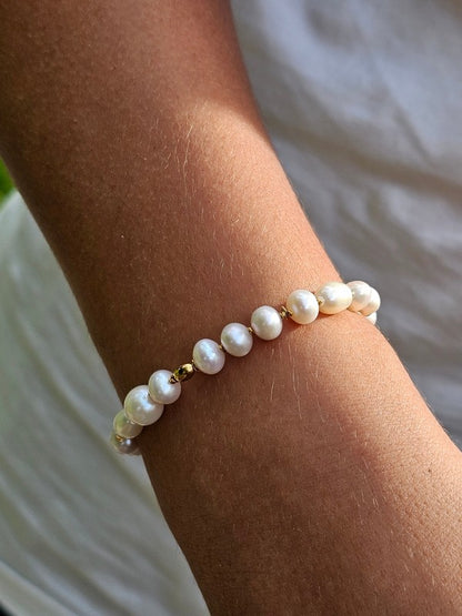 Bracelet Meli mélo perle de culture d'eau douce
