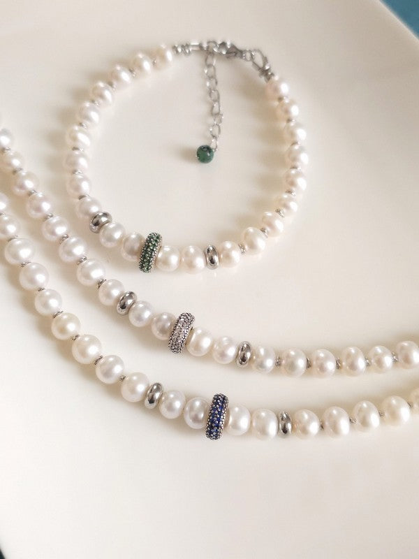 Bracelet unisexe Nago en perles de culture