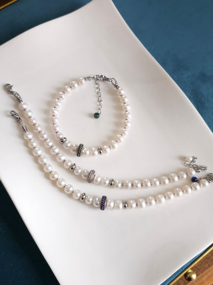 Bracelet unisexe Nago en perles de culture
