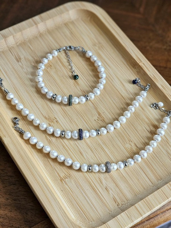 Bracelet unisexe Nago en perles de culture