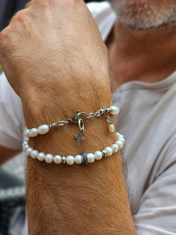 Bracelet unisexe Nago en perles de culture
