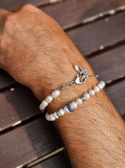 Bracelet unisexe Nago en perles de culture