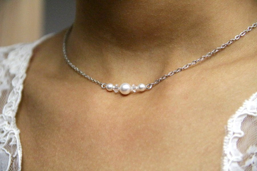Collier de dos bijoux mariage Loan