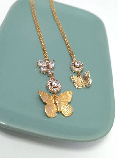 Collier de dos papillon - Prêt à porter bijoux mariage