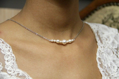 Elias collier de dos perles pour robe de mariée dos nu