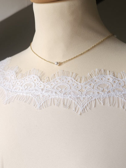 Collier de dos Ethan version courte avec fermoir et pendentif de dos amovible