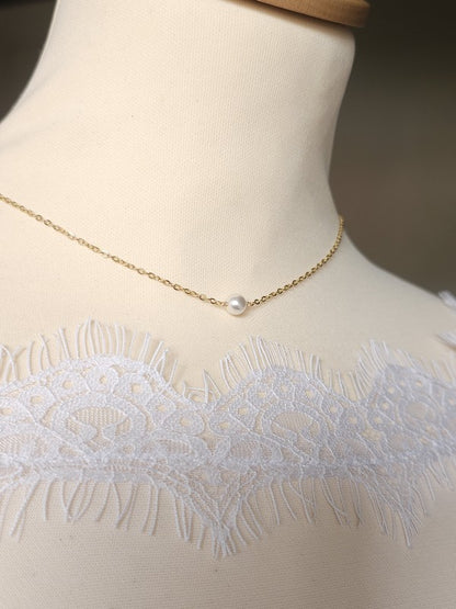 Collier de dos Ethan version courte avec fermoir et pendentif de dos amovible