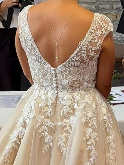 Collier mariage de dos rose gold filled et perles Ethan