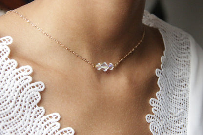 Bijoux de dos, collier mariage de dos feuilles de palmier