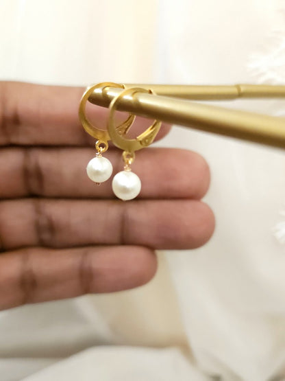 Parure bijoux mariage boucles d'oreilles et bracelet perles de culture