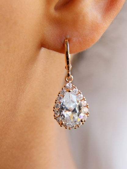 Mini créoles boucles d'oreilles mariage Bélinda