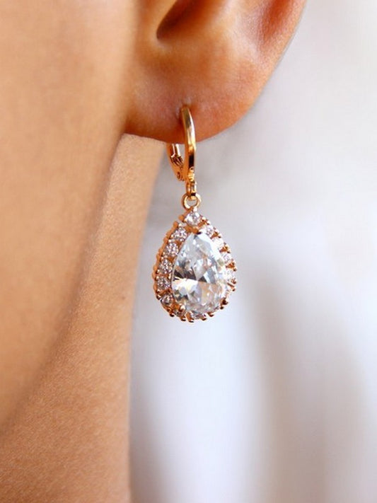 Mini créoles boucles d'oreilles mariage Bélinda