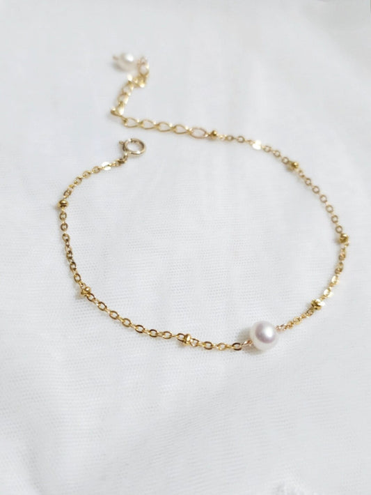 Bijou mariage bracelet Paloma chaîne perlée