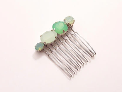 Alaman vert clair, peigne en cristal intemporel